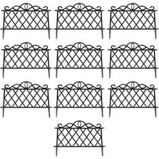 Set Of 10 Lawn Edging Lattice Panels 45Cm X