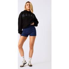 Shorts Kaiia Mini Ribbed Cycling Shorts Denim Blue