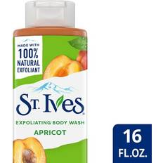St. Ives bottles apricot natural exfoliating plant based body wash 16fl oz