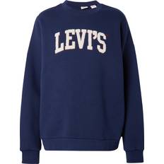 Levi's Mujer Suéteres Levi's Sweatshirt 'SALINAS' nachtblau weinrot weiß