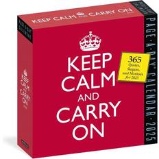 Workman Publishing Keep Calm Carry On Desk Calendar 2025