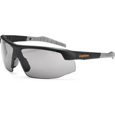 Ergodyne Skullerz Skoll Safety Glasses, Anti-Fog Smoke Lens, Black 59033