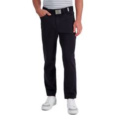 Pants Haggar Men's The Active Series City Flex 5-Pocket Slim-Straight Pants, x Raven 42 x 30