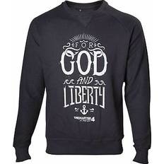 BioWorld Sweat-shirt Uncharted 4 For God & Liberty Homme Noir