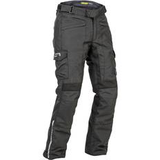 Motorcykeludstyr Lindstrands Borgvik Touring Ladies Textile Trouser - Black Woman