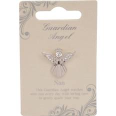 Xpressions Guardian angel daughter pin broach silver colour with rhinestone