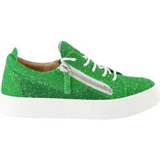 Giuseppe Zanotti Sneakers Giuseppe Zanotti Glitter Läder Sneakers Dam - Grön