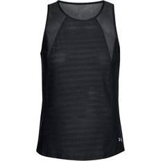 Brown Tank Tops Under Armour Womens Balance Mesh Vest Training Tank Top 1320592 001 Black Textile