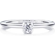 Efva Attling Vitt guld Ringar Efva Attling Love Bead Wedding Ring 0.19 ct 21.75 MM VITGULD