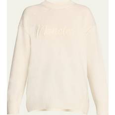 Moncler Wit Truien Moncler Crew Sweat - Beige