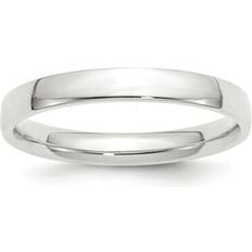 Unisex - White Gold Rings Primal Gold by: UnbeatableSale, Karat White 3mm Lightweight Comfort Fit Band