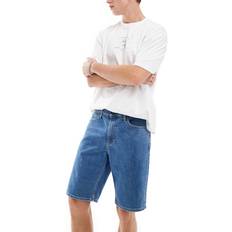 Calvin Klein Elastane/Lycra/Spandex Shorts Calvin Klein Mid Wash Denim Shorts - Blue