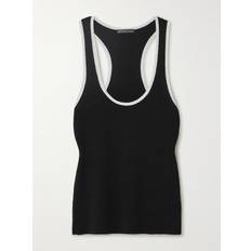 Linen-Blend Rib Tank