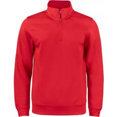 130 Sweatshirts Clique Basic Active 1/2-Zip Sweatshirt Kinder rot Rot