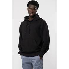 Dame Sweatere BOSS Cotton-terry hoodie with contrast logo