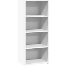 vidaXL 846397 White Étagère à livres 124cm