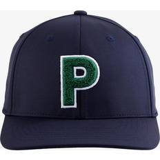 Puma Men Caps Puma Chenille P Cap, Navy/Green