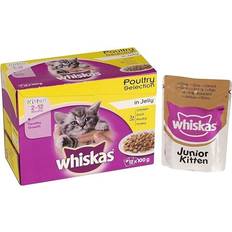 Whiskas kitten dry chicken 1.9kg & poultry selection 48x 100g &