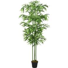 Bambú Plantas Artificiales vidaXL Árbol De Bambú Con Hojas 14 x 80 cm (240 Hojas) Planta Artificial