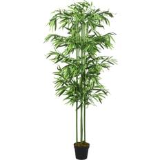 Bambu Konstgjorda växter vidaXL Konstväxt Bambu 864 Blad 180 cm Grön Konstgjord växt