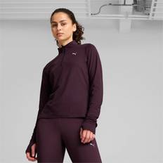 Puma Singleter Puma Run Favourite Quarter-Zip Running Top Shirt Women, Midnight