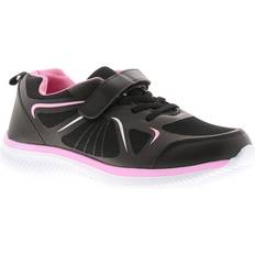 Focus junior girls trainers charis touch fastening black