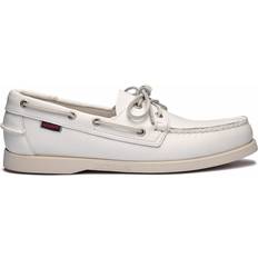 Sebago Uld Dockside Portland Sko Uld - Hvid
