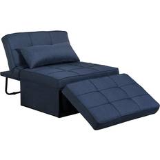 Sofas Saemoza 4 in 1 Multi-Function Navy Blue Sofa 91.5cm 1 Seater