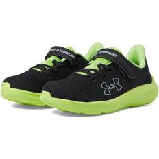 Laufschuhe Under Armour Pursuit 3 AC Big Logo da Ragazzo Nero/Morph Verde/Mod Grigio