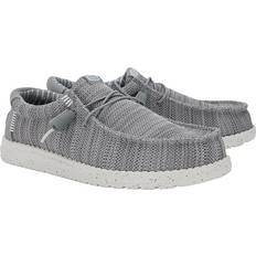 Hey Dude Men Sneakers Hey Dude Mens Wally Stretch Casual Shoe GRAY