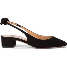 Ruskind Højhælede sko Aquazzura Suede Sløjfe Hæle Sko Dame - Sort