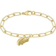 Lacoste Gold Bracelets Lacoste Damen Armband, Edelstahl, gold