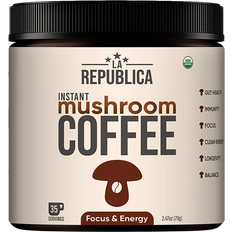 Organic instant coffee LA Republica Instant Mushroom Coffee 2.5oz 1