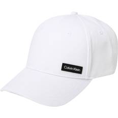 Calvin Klein White Accessories Calvin Klein Organic Cotton Patch Cap