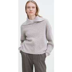 Filippa K Neuleet Filippa K Ribbed Collar Sweater - Villaneule