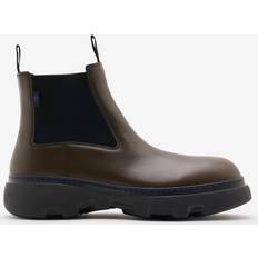 Burberry Kängor & Boots Burberry Leather Creeper Low Chelsea Boots