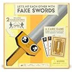 Exploding Kittens Let's Hit Each Other with Fake Swords Fighting Card Game 3-6 Players