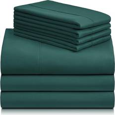 LuxClub Luxury Wrinkle Free Cooling Bed Sheet Green (130x90cm)