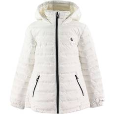 Calvin Klein Jakker Calvin Klein Dunjakke Fitted Light Down Jacket Hvid år 128 Dunjakke