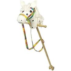 Legno Giocattoli Classici Goki Hobby Horse White with Dark Brown Dots 53940