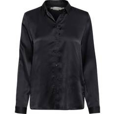 InWear Leonore Shirt Premium 100% Silk Langã¦Rmede Skjorter hos Magasin Black