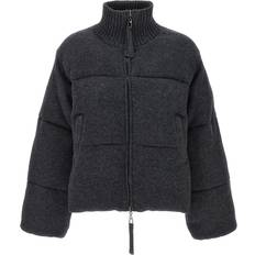 Jackets P. A.R. O.S. H.-Reversible Knit Down Jacket Giacche Grigio-Donna Gray