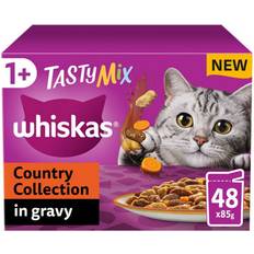 Whiskas in gravy Whiskas Katie Piper 48 X 85G Whiskas 1+ Country Cat Food Pouch
