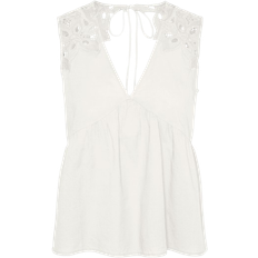 Vero Moda Noa Top - White/Snow White