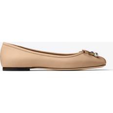 Natural - Women Ballerinas Jimmy Choo Elme Ballet Flats - Women's