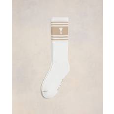 Underwear Ami Paris de Coeur Striped Socks Beige 3538 Unisex