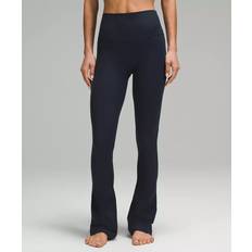 Women - Yoga Pants Lululemon Align™ High-Rise Ribbed Mini-Flare Pants Regular - True Navy