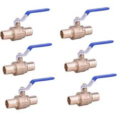 Brass Ball Valves LD Valve 1 Zoll F1807 PEX 6Pcs