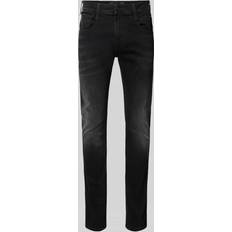 Replay Hyperflex Slim Tapered Jeans - Black