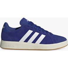Vuxen Sneakers adidas Grand Court Base 00 Suede Lace Up Trainers, Lucid Blue
